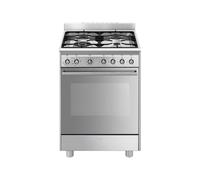 Smeg SX61GM cocina Cocina independiente A Gas Encimera de gas Acero inoxidable