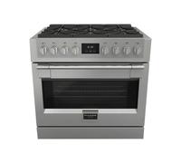 Cocina Combinada 75 cm Fulgor Milano Professional Sofia Horno Gas / Placa FSRC 3606 GG ED 2F X Stainless Steel