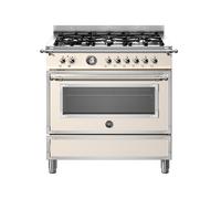 Cocina Combinada 90 cm Bertazzoni Heritage Horno Eléctrico / Placa Gas HER96L1EAVT Marfil