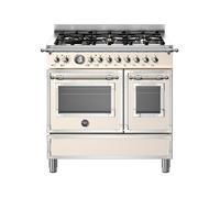 Cocina Combinada 90 cm Bertazzoni Heritage Horno Eléctrico / Placa Gas HER96L2EAVT Marfil
