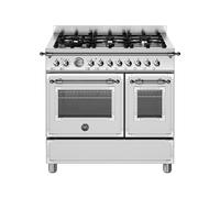 Cocina Combinada 90 cm Bertazzoni Heritage Horno Eléctrico / Placa Gas HER96L2EXT Acero inoxidable