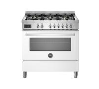 Cocina Combinada 90 cm Bertazzoni Professional Horno Eléctrico / Placa Gas PRO96L1EBIT Blanco