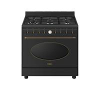 Cocina Combinada 90 cm Smeg Colonial Horno Eléctrico / Placa Gas CO90GMAN2 Antracita