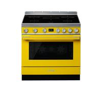 Cocina Combinada 90 cm Smeg Portofino Horno eléctrico / Placa de Inducción CPF9IPYW Amarillo