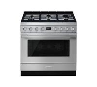 Cocina Combinada 90 cm Smeg Portofino Horno Eléctrico / Placa Gas CPF9GPX Acero Inoxidable