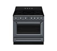Cocina Combinada 90 cm Smeg Victoria Horno eléctrico / Placa de Inducción TR90IMGR Gris Pizarra