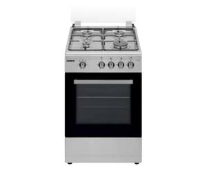 Cocina Corberó CCSF45020BX gas butano 4 fuegos horno 43L inox