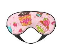 Cocina Cupcakes Muffins, Cubreojos completos Antifaz bloqueador de luz Antifaz para dormir Antifaz suave con los ojos vendados Noche
