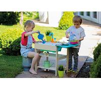 Cocina de Barro Infantil de Madera con Fregadero y Bomba de Agua
