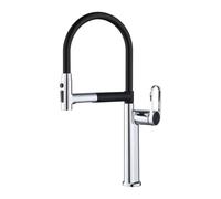 Cocina de cobre, grifo giratorio multifuncional extraíble caliente y frío, galvanizado
