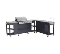 Cocina de esquina texas - 4+1 quemadores