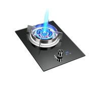 Cocina De Gas Con 1 Quemador, Encimera Anillo Fuego 5,2 KW, Estufa Doméstica GLP/gas Natural, Temporizador 180 Minutos Y Protección Contra Fallas Llama(NG)