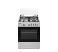 Cocina de gas con horno infiniton cc61ehx 55l 4 fuegos a inox 59,8 cm