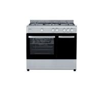 Cocina de gas con horno infiniton cc9162xpb 5 fogones 60l inox 78x89x60 cm