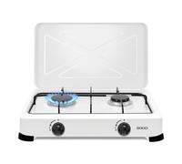 Cocina de gas de 2 fuegos - consumo 135+109gr/h potencia 1.85+1.5kw