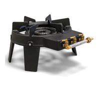 Cocina de gas de 4 patas Hierro fundido auténtico 9,8 KW 2 quemadores planos de gran volumen