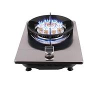 Cocina De Gas De Un Solo Quemador, Placa De Gas For Interiores De 5,2 KW, Sartén De 9 Cavidades De Alta Potencia, Rejilla De Hierro Fundido Y Vidrio Templado(NG)