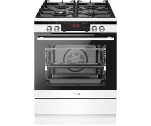 Cocina de gas fagor 3clg-610bb 4 quemadores y horno eléctrico blanco