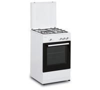 Cocina de gas Infiniton CC56BWC con Horno Funcíón Grill Blanca