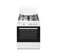 cocina de gas infiniton cc60ble 4 zonas coccion blanca