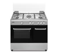 COCINA DE GAS INFINITON CC9162XPB 5 ZONAS COCCION CON PORTABOMBONAS BLANCA