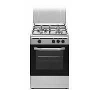 cocina de gas natural vitrokitchen cb5530in 3 zonas coccion inox