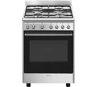 Cocina de Gas Placa 60x60 cm Estética Clásica Smeg CX60GMX