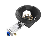 Cocina de gas portátil con protección contra llamas para cocinar al aire libre de forma segura en caravanas y campamentos