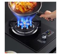 Cocina De Gas Portátil De Un Solo Quemador, Quemador De Wok De Alto Calor De 13 Cavidades De 5,2 KW, Con Panel De Vidrio Templado, Diseño De Temporizador De 99 Minutos(NG)