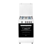 Cocina de gas Teka EASY FS 502 4GG WH LPG, 50 cm y horno de 43 l
