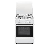 cocina de gas vitrokitchen cb5530bn 3 zonas coccion blanca gn