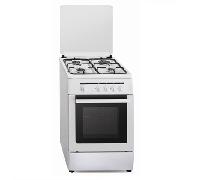 cocina de gas vitrokitchen cb55bn 4 zonas coccion blanca gn