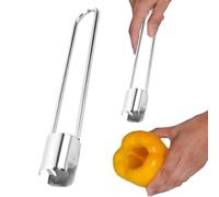Cocina De Herramientas Corer - Herramienta De Pitter De Frutas Inoxidable Remodelada De Pimienta, Extractor De Pera De Cereza | Tallo Vegetal Bola Pasta Abrazadera Pasta Anillo Botones De Ranura Galde