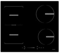 Cocina de inducción de 4 zonas 1FLEX 7200W (negra) - CONFORTEC