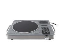 Cocina de Inducción Eléctrica de 3500 W, Placa de Inducción Portátil Profesional con Temporizador de 4 Horas y Ajuste de 26 Niveles, Placa (Enchufe Europeo 100-260 V)