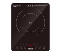 Cocina de Inducción Portátil 2000W Digital - Placa de Inducción con Control Táctil, 8 Niveles de Potencia, Temporizador y Apagado Automático, Cocina Eléctrica Compacta