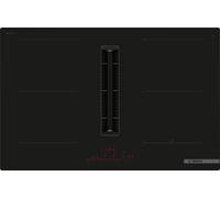 Cocina de inducción Serie 6 PVQ811H26E 4 zonas 7400 W con extractor (negra) - BOSCH