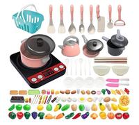 Cocina De Juego De Simulación - Juego Culinario para Niños De 110 Piezas | Juguetes De Utensilios para Niños | para Hogar Aula Viaje Preescolar Jardín de Infancia Guardería de rol Fiesta