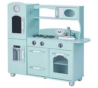 Cocina de Juguete de Madera con Accesorios de Teamson Kids Horno Niños TD-11414M