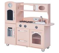 Cocina de Juguete de Madera con Accesorios de Teamson Kids Horno Niños TD-11414P