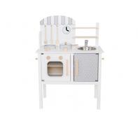Cocina de juguete de madera JaBaDaBaDo blanca 80 cm a partir de 3 años