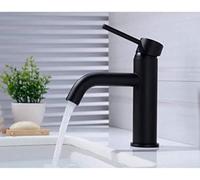 Cocina de latón sólido negro y maricón para el baño y agua fría toque para grifos de cocina duraderos y grifos de baño Diseño moderno Instalación fácil Aqiong