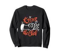 Cocina Divertida Kiss The Chef, Entusiasta de la Cocina, Amante de la Cocina Sudadera