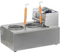 Cocina eléctrica comercial de la pasta, máquina de fideos de acero sin formación con filtro, 12L Capaci para los espaguetis de las albañeas, diseño eficiente del ahorro de energía para el uso del rest