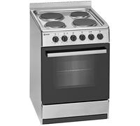 Cocina eléctrica de 4 zonas E 543 X ST + horno eléctrico de 59L (acero inoxidable) - MEIRELES