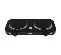 Cocina eléctrica Mesko 2000W 2 quemadores portátil universal MS 6509