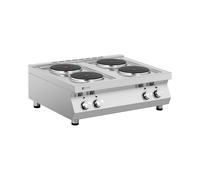 Cocina eléctrica para gastronomía - 10.400 W - 4 placas | Royal Catering