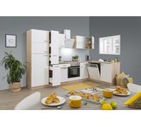 Cocina en L Módulo Roble Blanco Merle 310x172 cm respekta