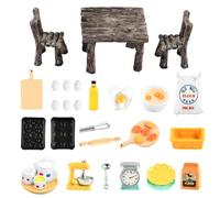 Cocina en Miniatura Accesorios Casa de Muñecas 1:12, Miniaturas para Casa de Muñecas, Utensilios de Cocina en Miniatura Comida Miniatura Casa Muñecas, para Decoración Casa de Muñecas en Miniatura