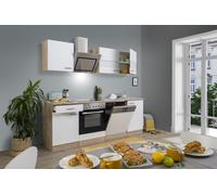 Cocina Equipada Respekta KB220ESWSC Blanco Eiche 220 cm